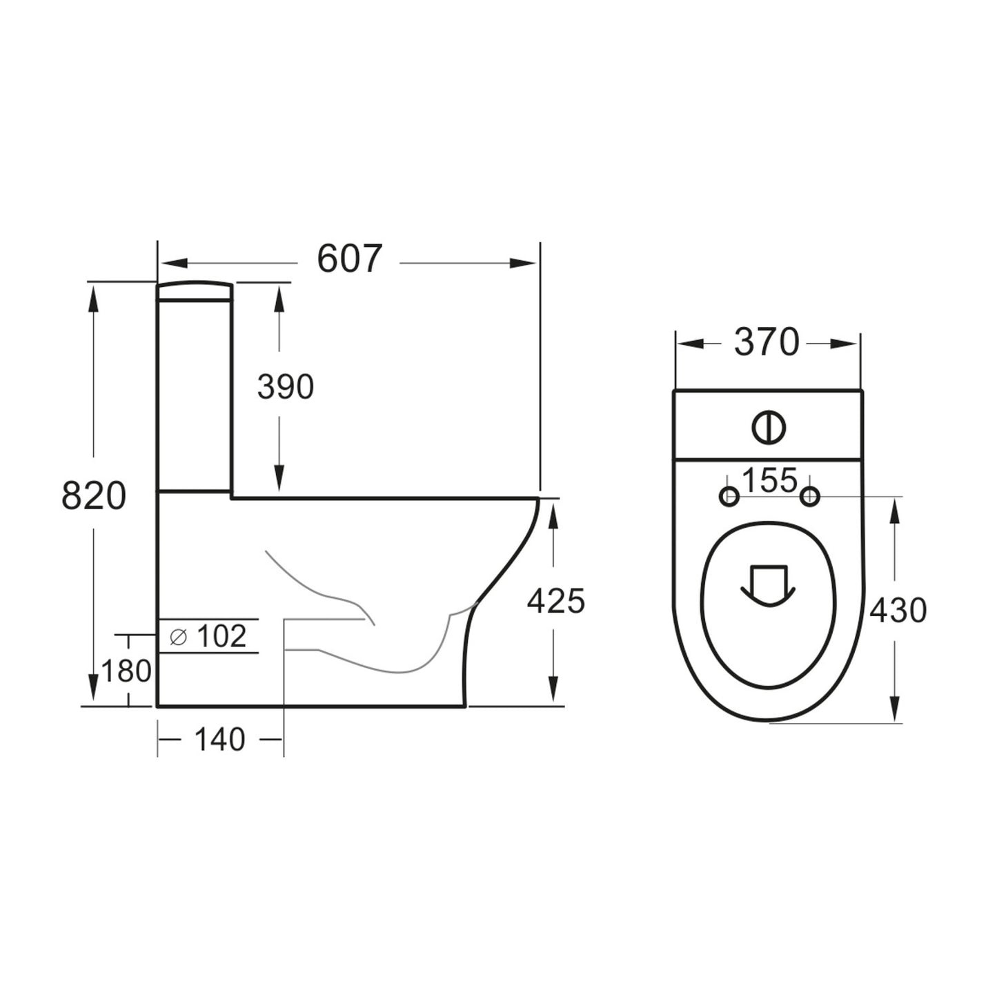 Deia Rimless Closed Back Pan
