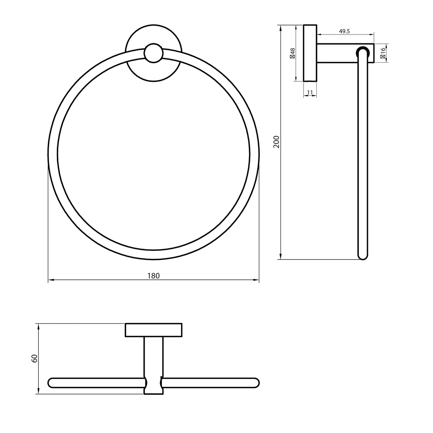 Delta Towel Ring