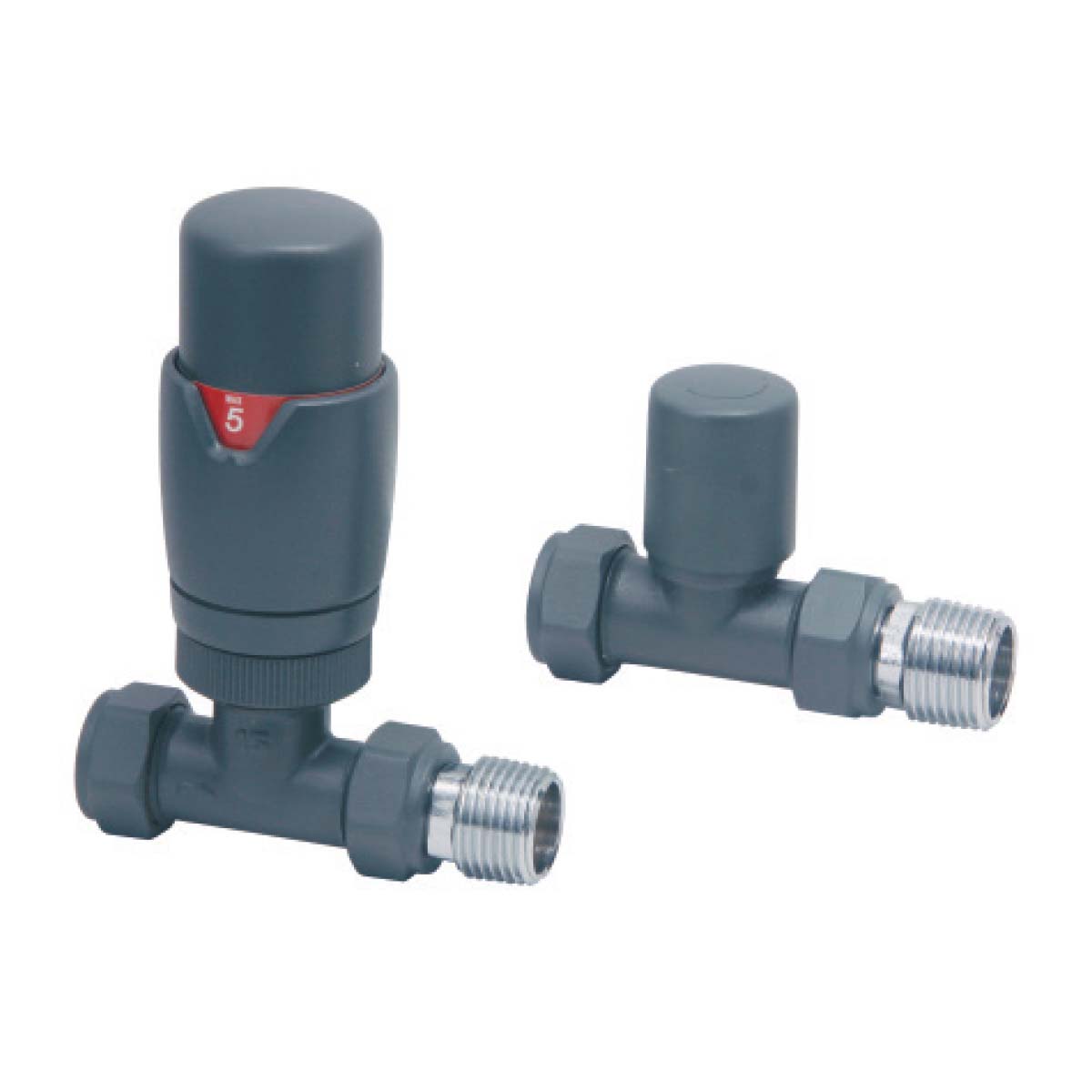 Designer Straight Valves (Pair)