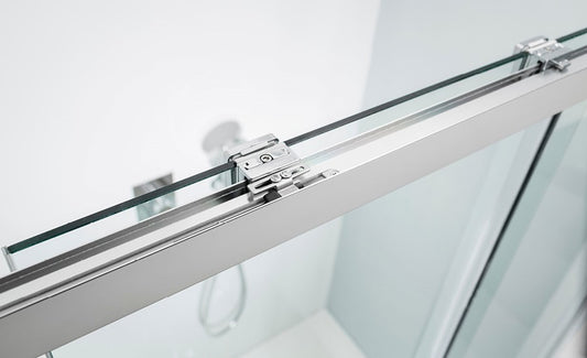 Design 8 Single Sliding Door with Soft Close & Side Panel