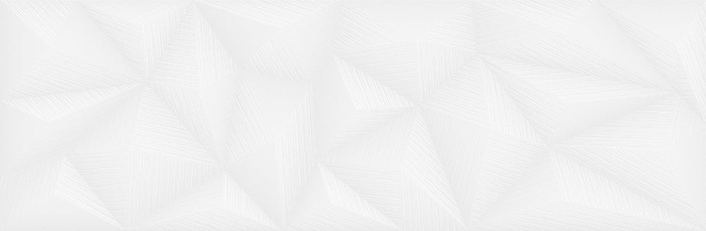 Radical White Decor Gloss Ceramic Tile 300x900mm