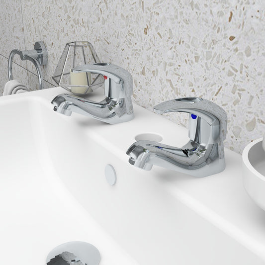 dv8 pair of basin taps