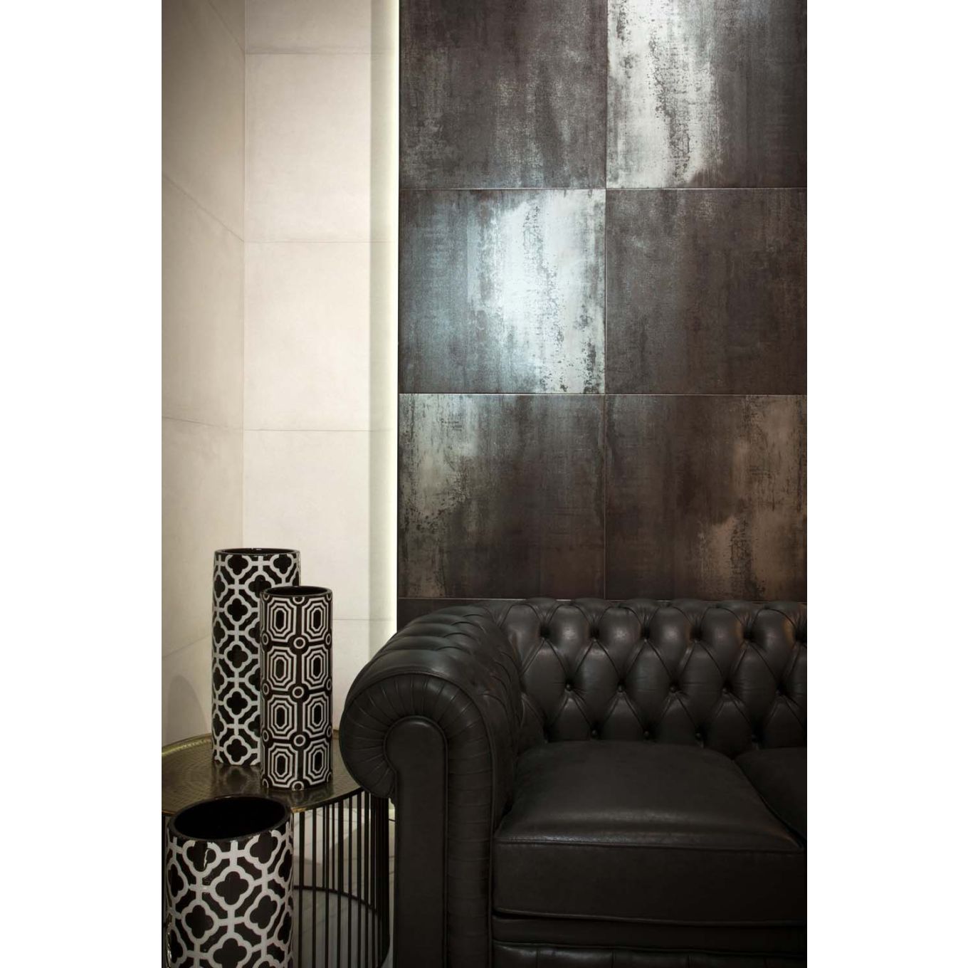 Corten Steel Matt Porcelain Tile 600x600mm