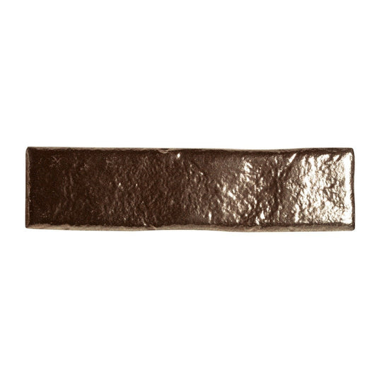 Orient Gold Metallic Porcelain Brick Tile 70x280mm
