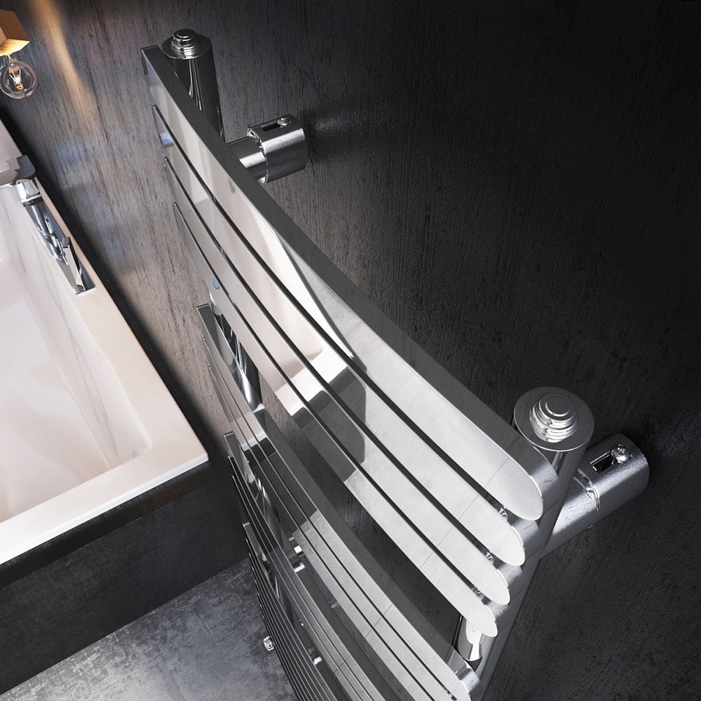 Eventon Chrome Heated Towel Rail 1600x500mm