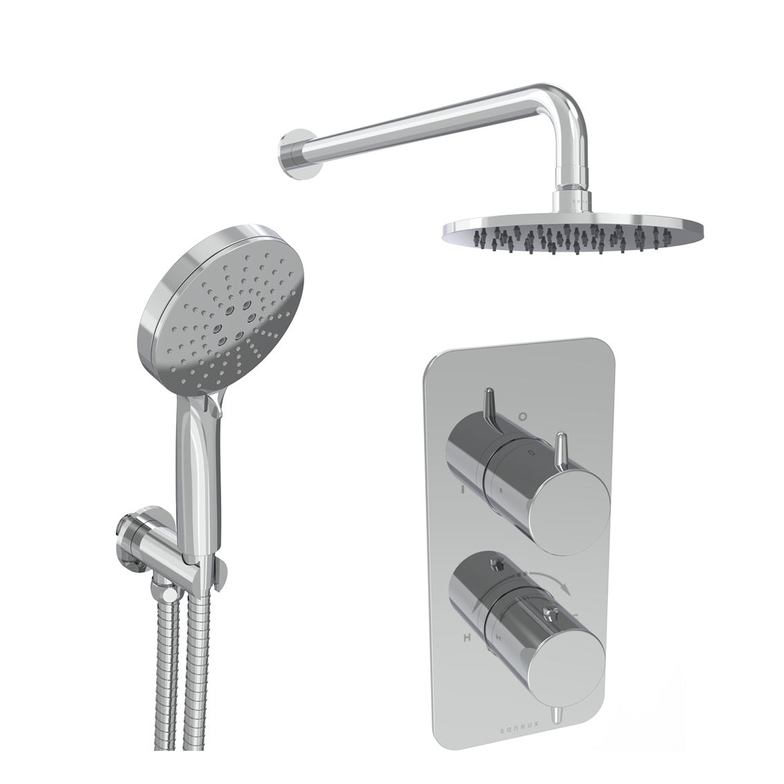 EDEN 2 way shower kit - w/ 3 Function Handset & Shower Head