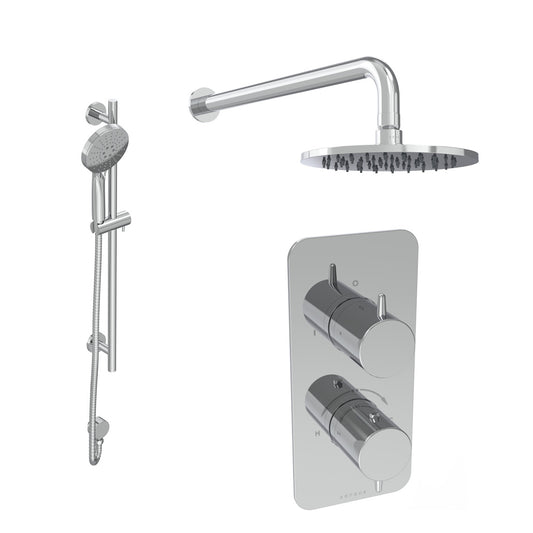 EDEN 2 way shower kit - w/ 3 Function Handset & Slider Rail & Shower Head