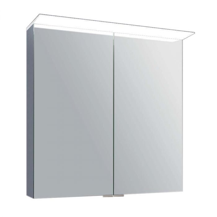 Ruby LED Double Door Mirror Wall Cabinet 600mm