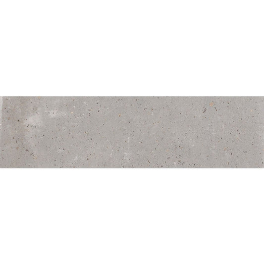 Terraza Grey Terracotta Matt Porcelain Brick Tile 280x70mm