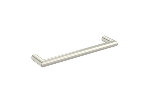 EMBER 450mm round electric towel rail - 12V - Brushed Nickel - SIZE Tolerance between 440