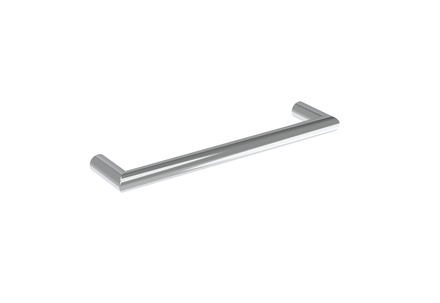 EMBER 450mm round electric towel rail - 12V - Chrome - SIZE Tolerance between 440
