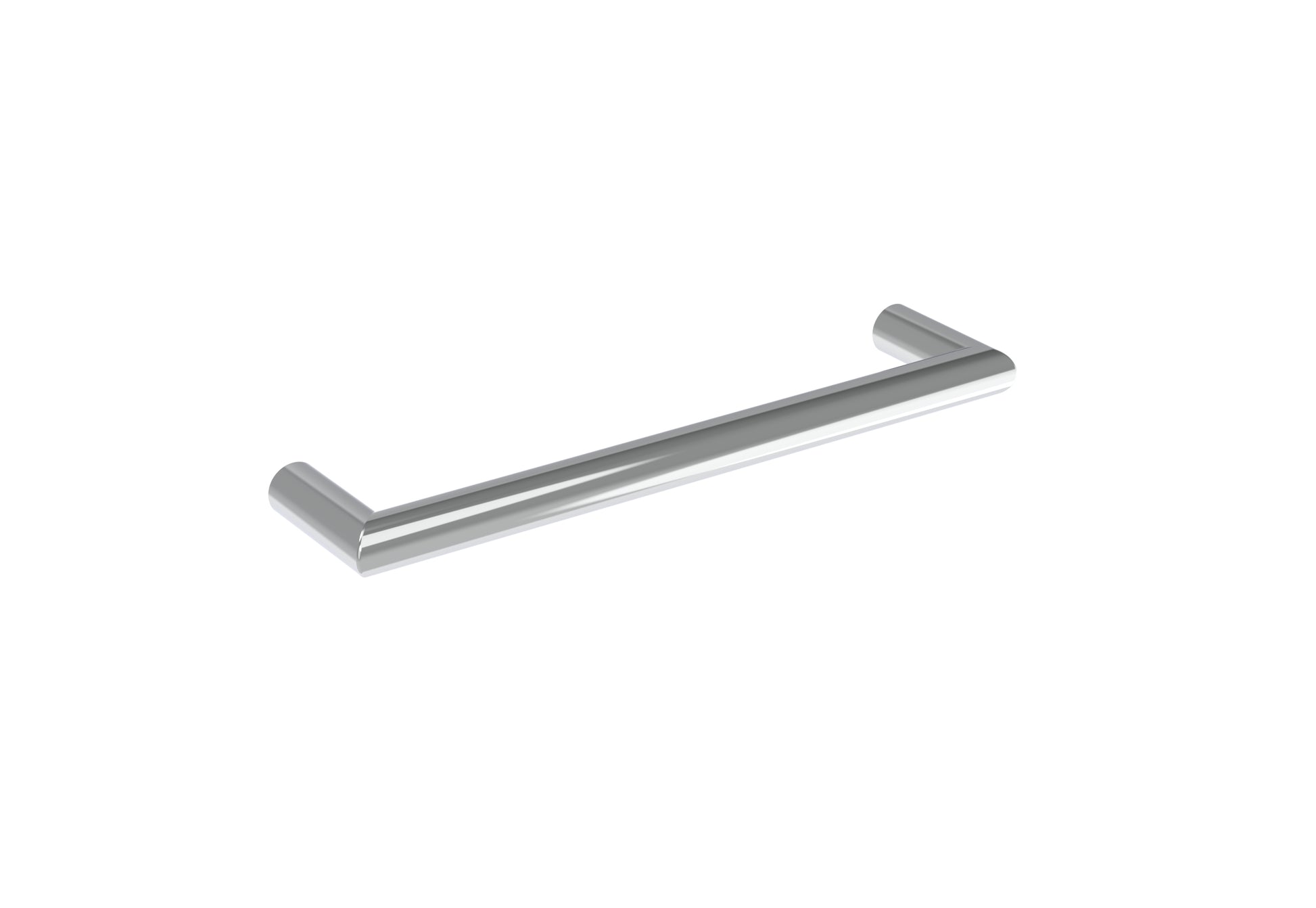 EMBER 450mm round electric towel rail - 12V - Chrome - SIZE Tolerance between 440