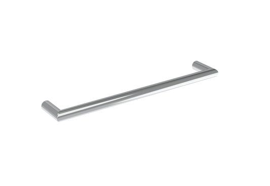 EMBER 600mm round electric towel rail - 12V - Chrome - SIZE Tolerance between 595