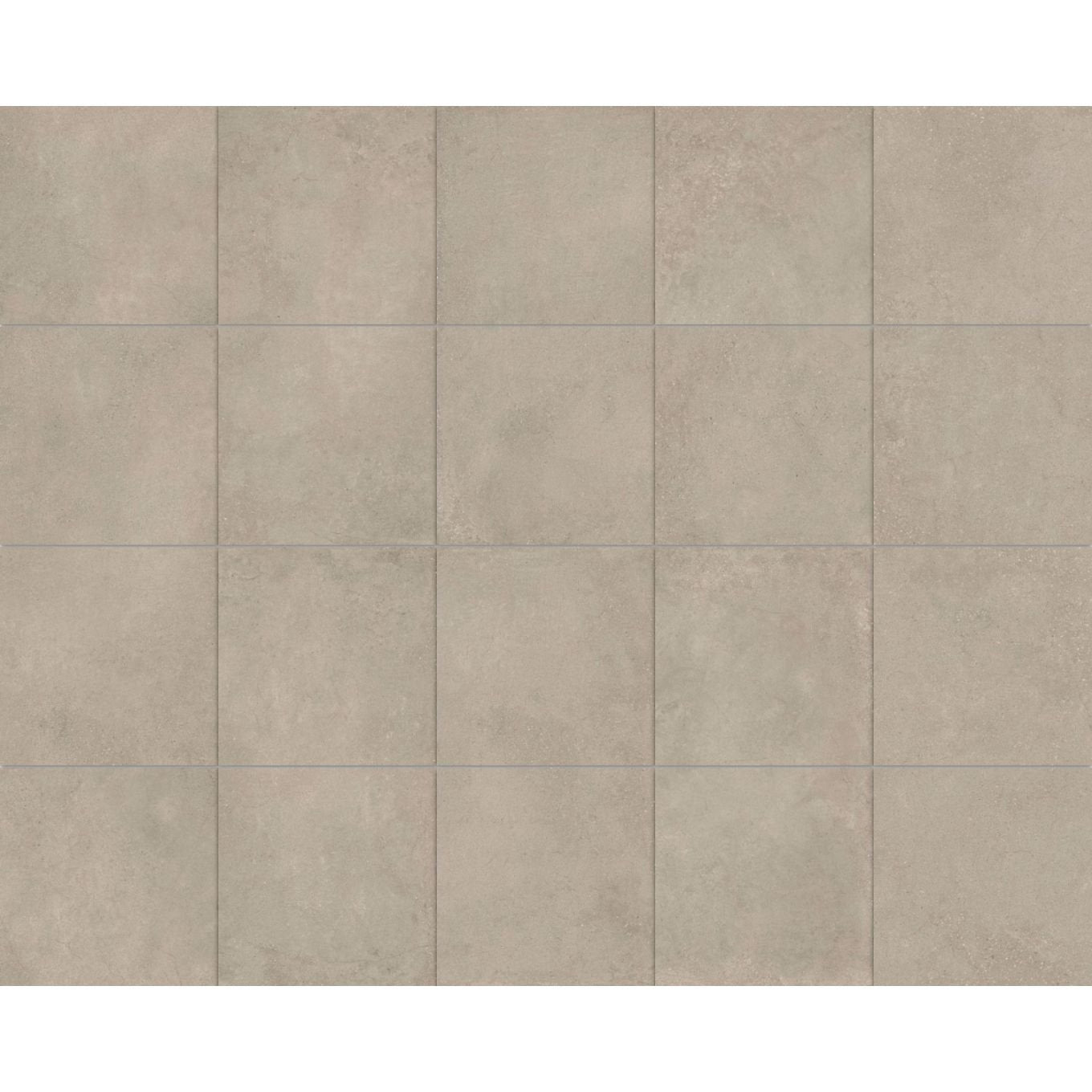 Hamburg Greige Matt Porcelain Tile 600x600mm