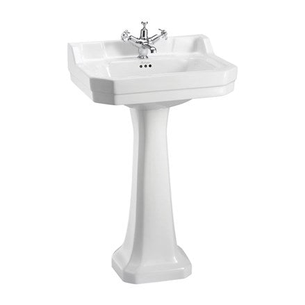 Edwardian 56cm Basin with Standard Pedestal