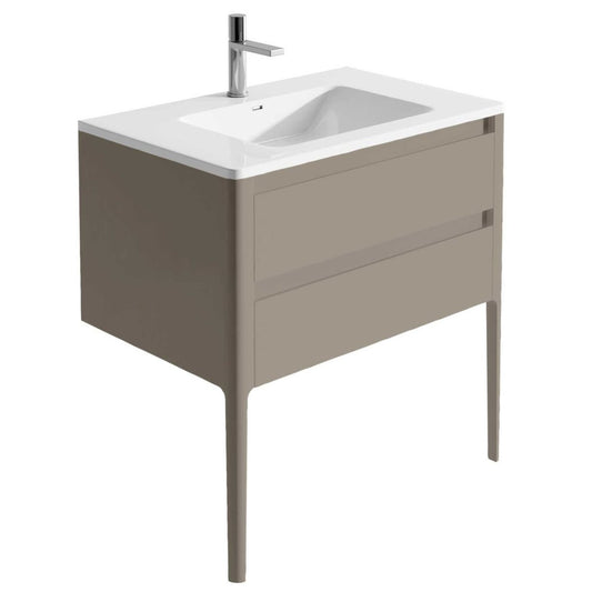 Stonehouse French Grey Vanity Unit with Integrated Basin 800mm