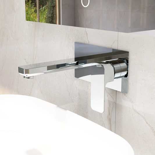 flite 2 hole wall mounted basin mixer