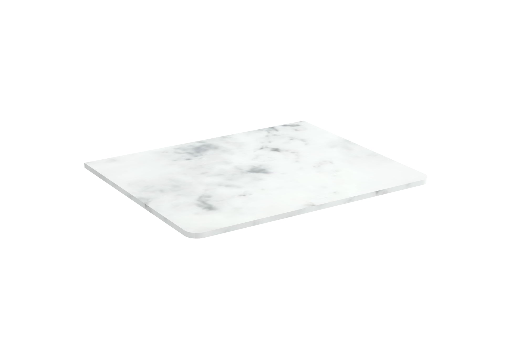 FRONTIER 60cm solid surface countertop - Matte Carrara White