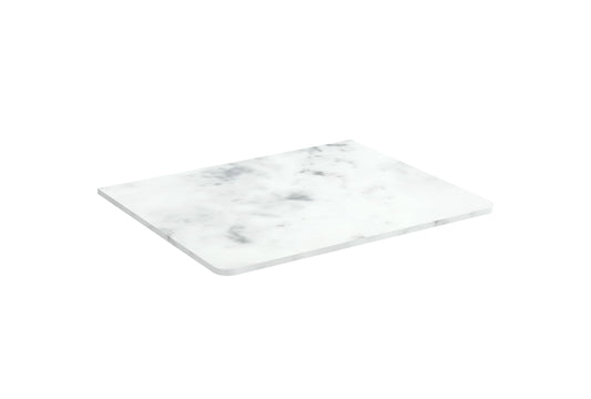 FRONTIER 60cm solid surface countertop - Matte Carrara White