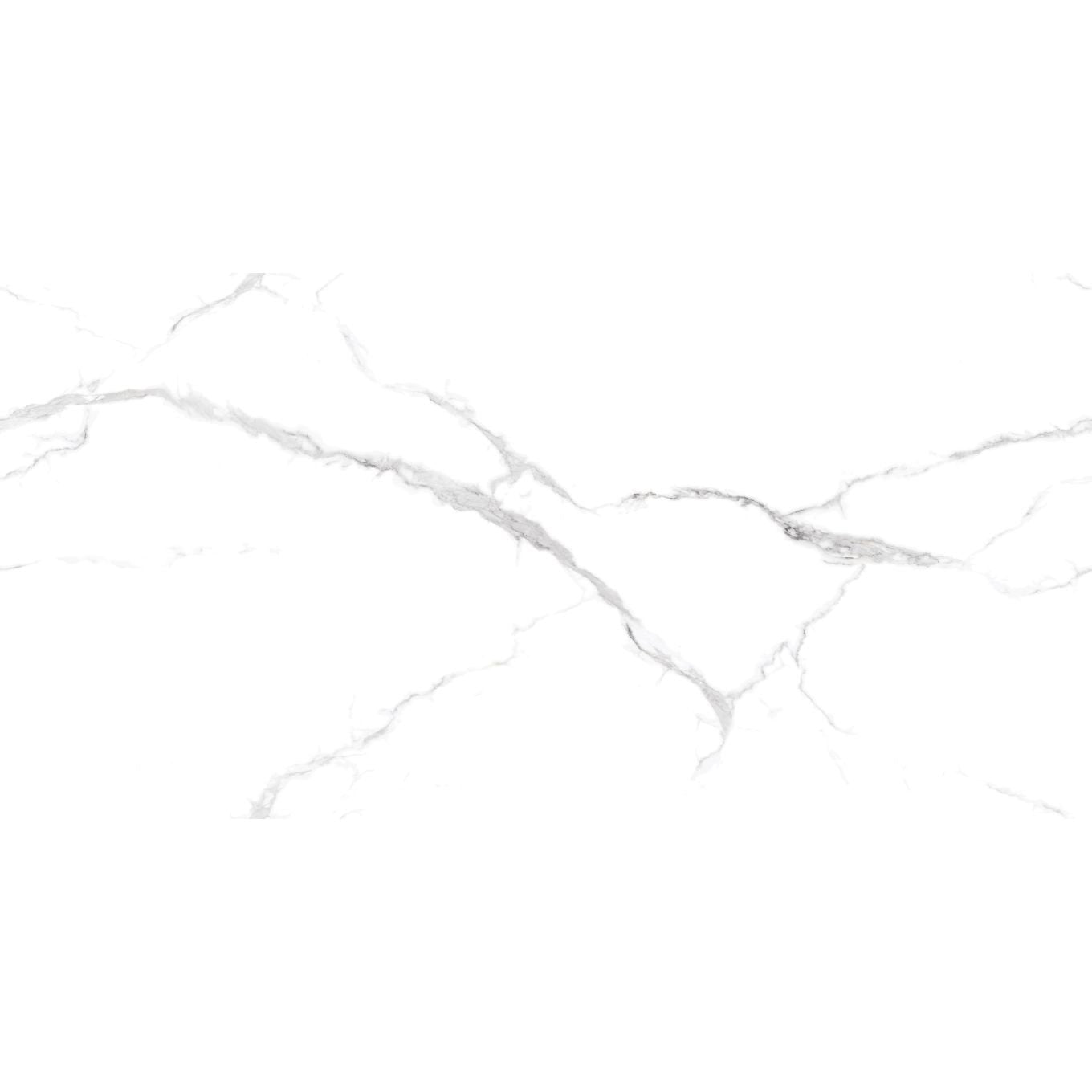 Kamino Statutario White Rocker Porcelain Marble Tile 1200x600mm