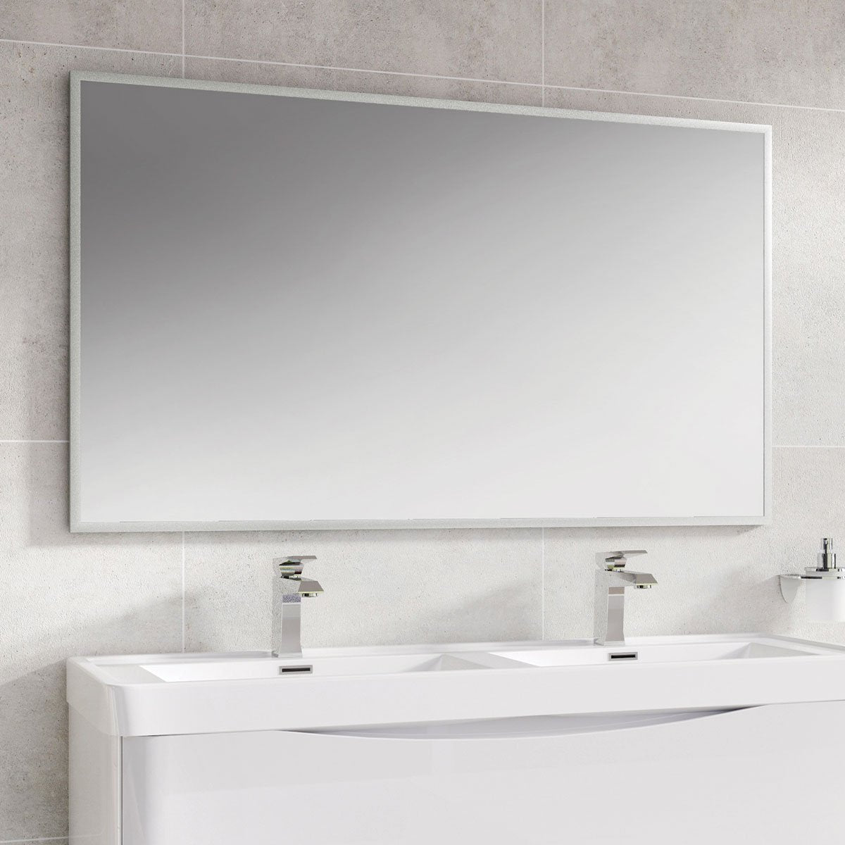 Newbury Aluminium Framed Mirror 1200mm