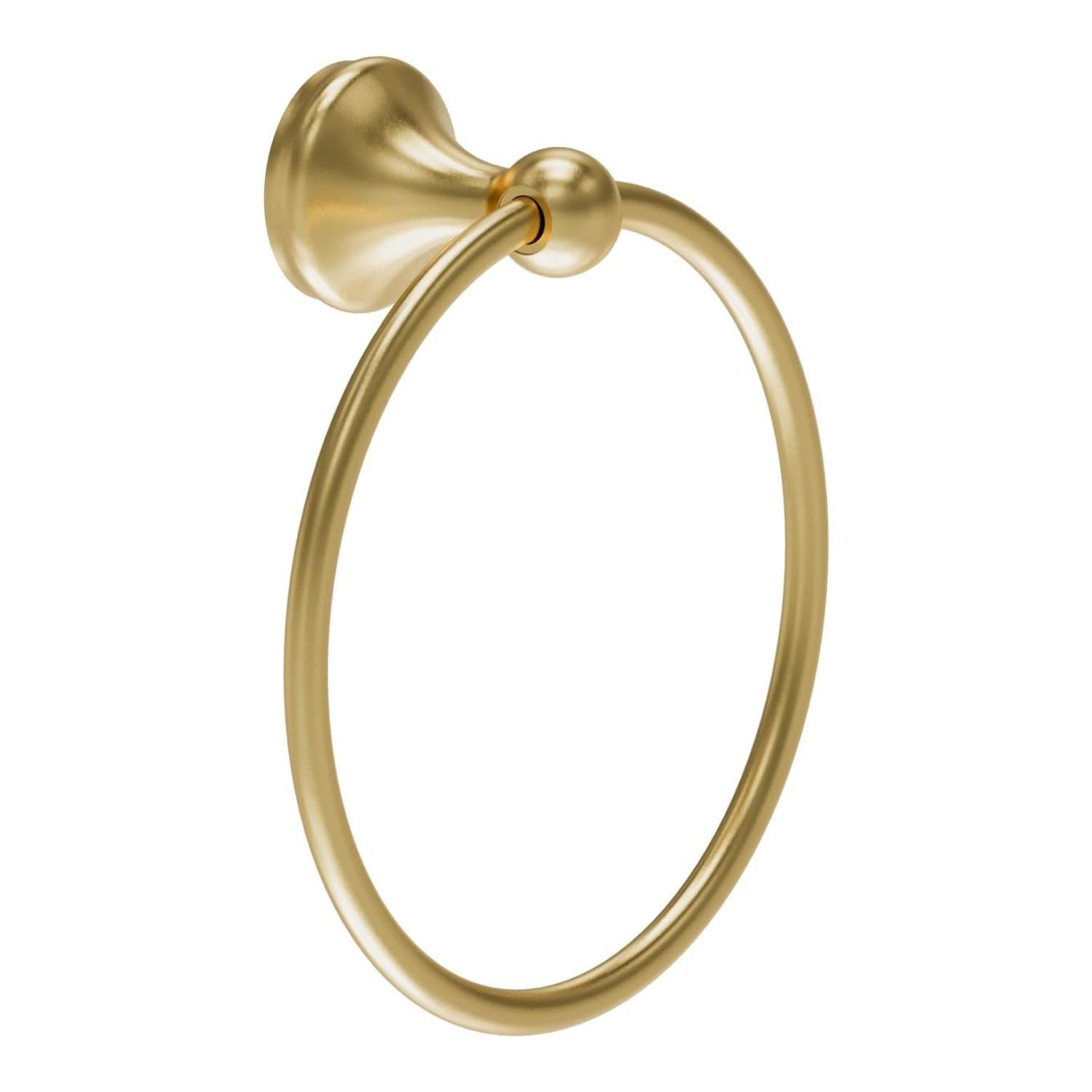 Warwick Brushed Gold Traditional Round Towel Ring