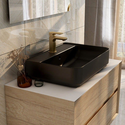 Grace Quartz stone 900mm worktop in solid white