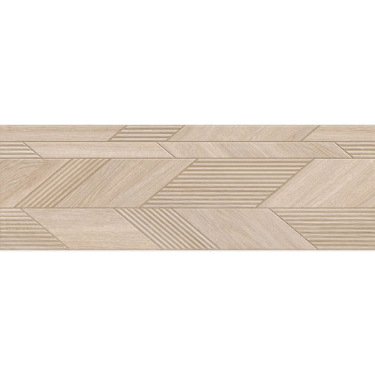 Valour Almond Decor Wood Tile 300x900mm
