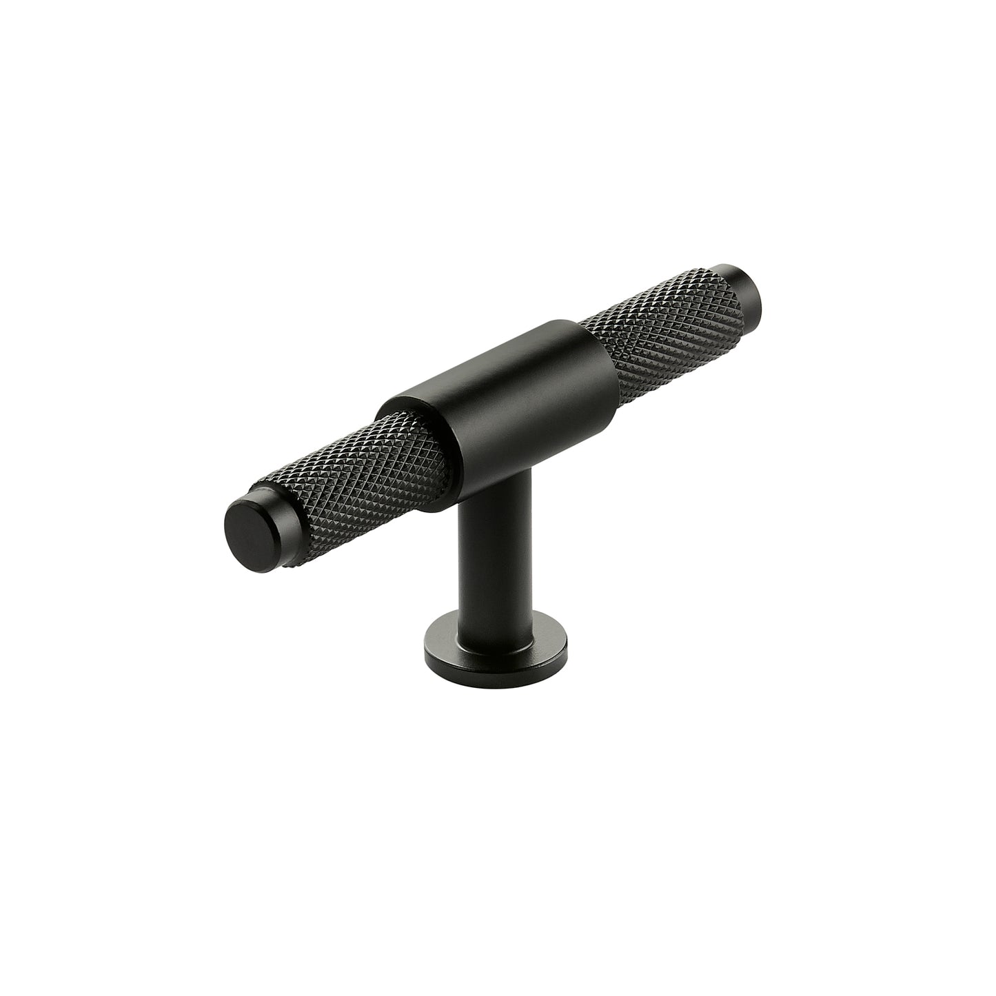 Knurled T Bar 95mm Handle Black