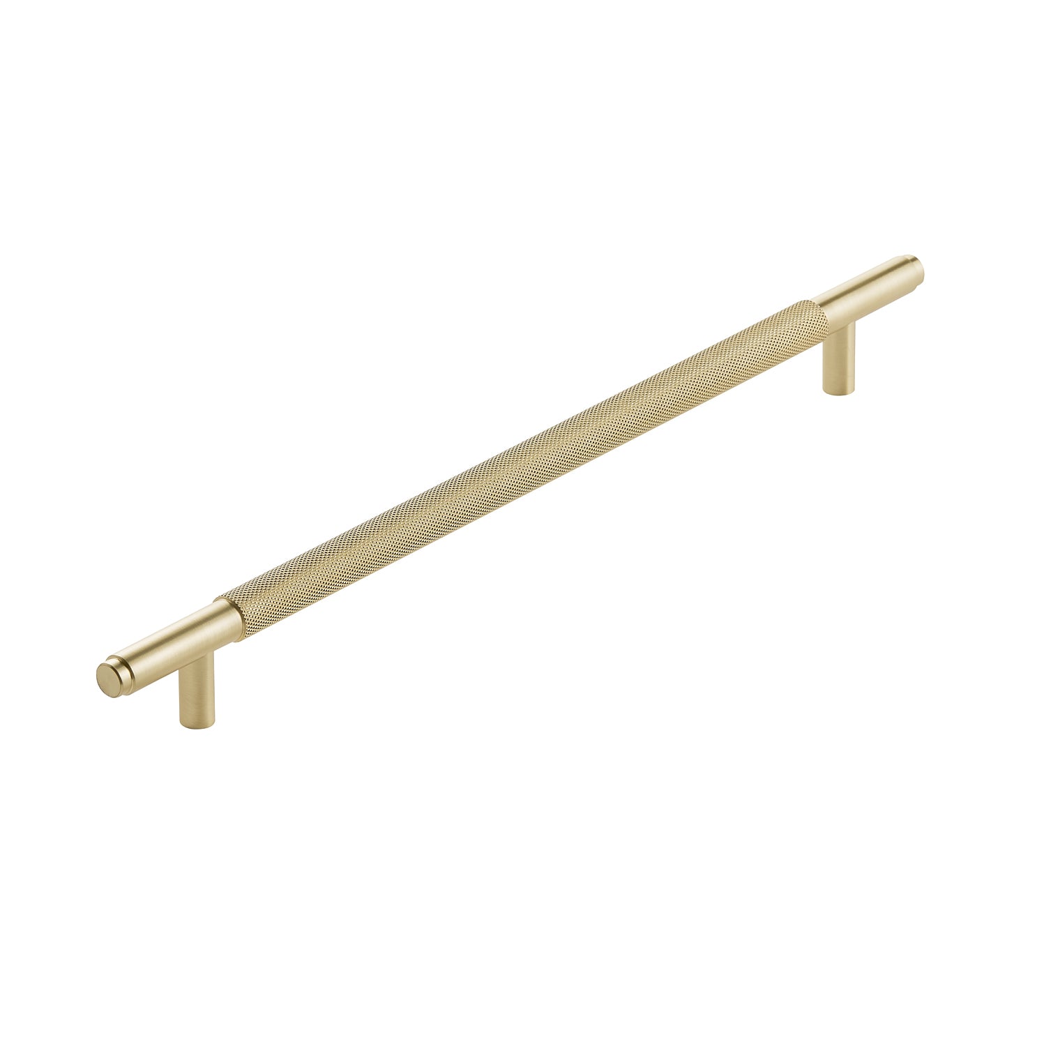 Knurled 400mm Handle Brushed Brass