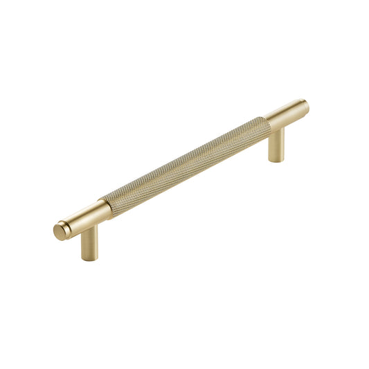 Knurled 250mm Handle Brushed Brass