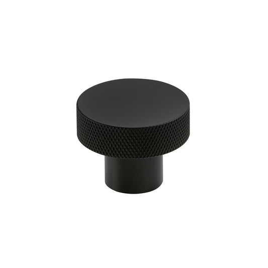 Knurled Round 42.5mm Black