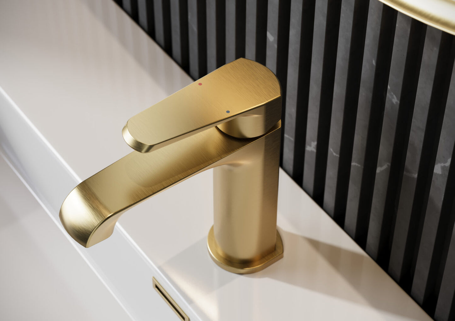 Montana Mono Basin Mixer Brushed Brass