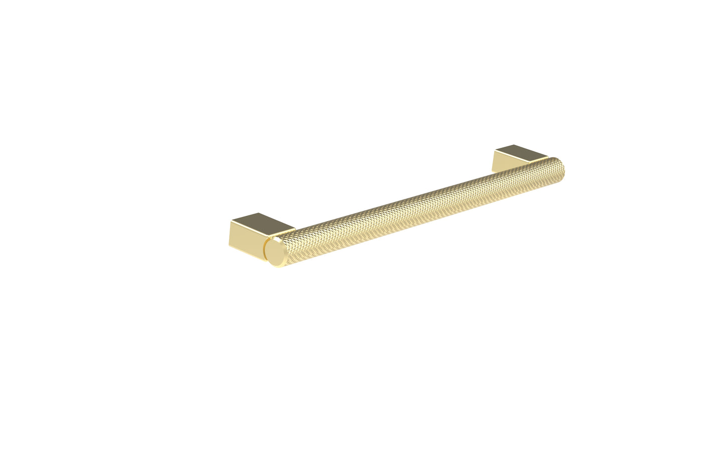 MADRID 186mm knurled handle - Stainless Steel Brushed Brass