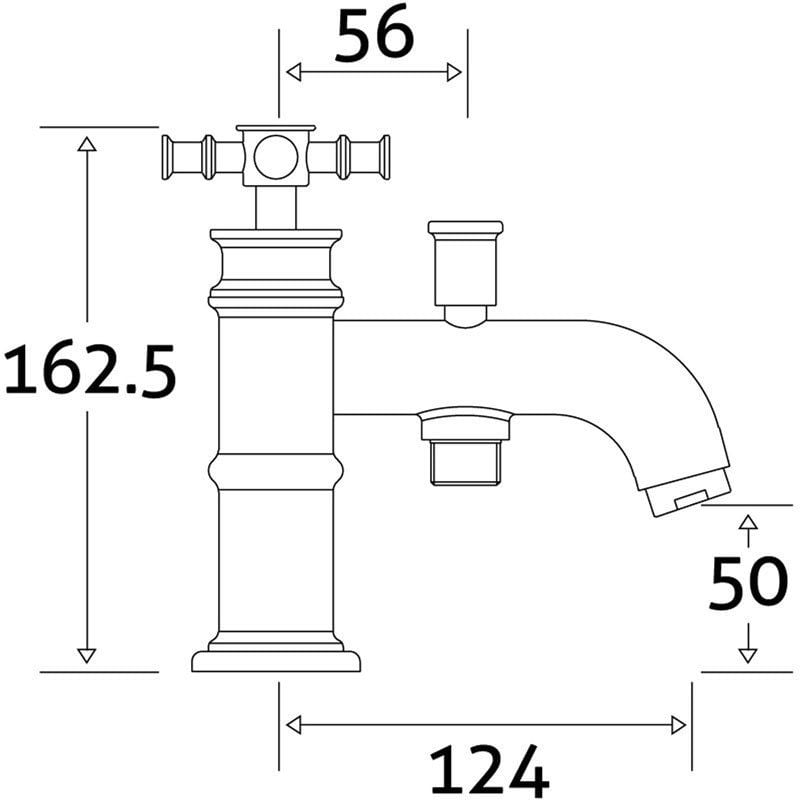 Butler Chrome Bath Shower Mixer Tap