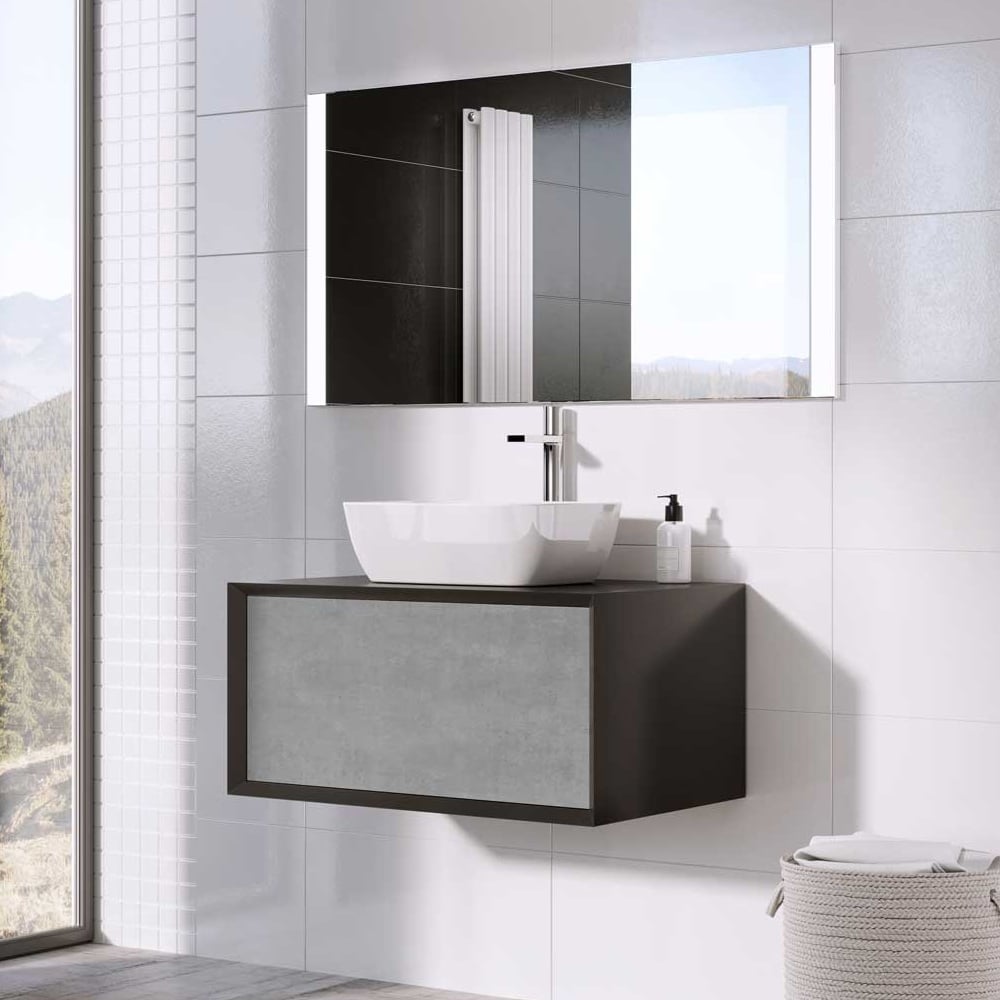 Neptune LED Mirror with Demister and Infra Red Sensor - 800mm