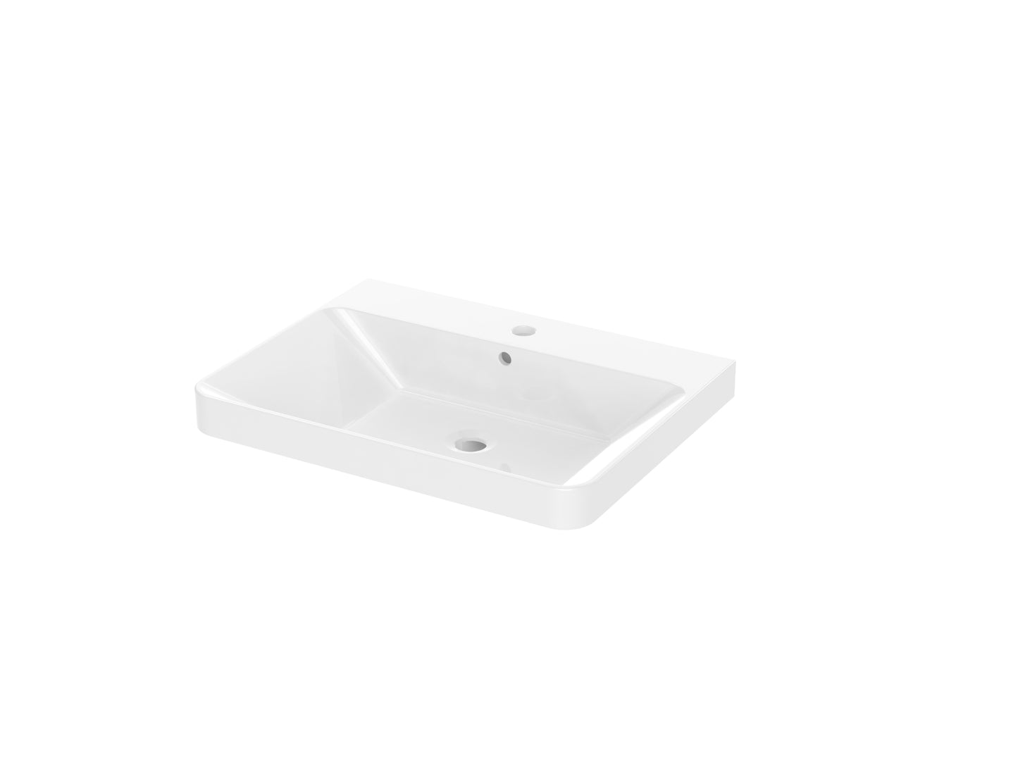 HYDE 60x46cm washbasin 1TH