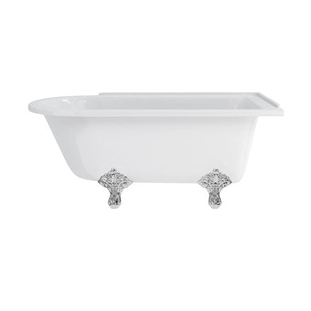 Hampton 150cm Right Handed Showering Bath with Standard Feet