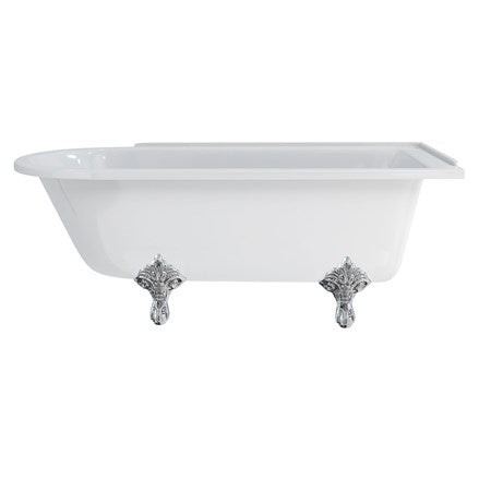 Hampton 170cm Right Handed Showering Bath with Standard Feet