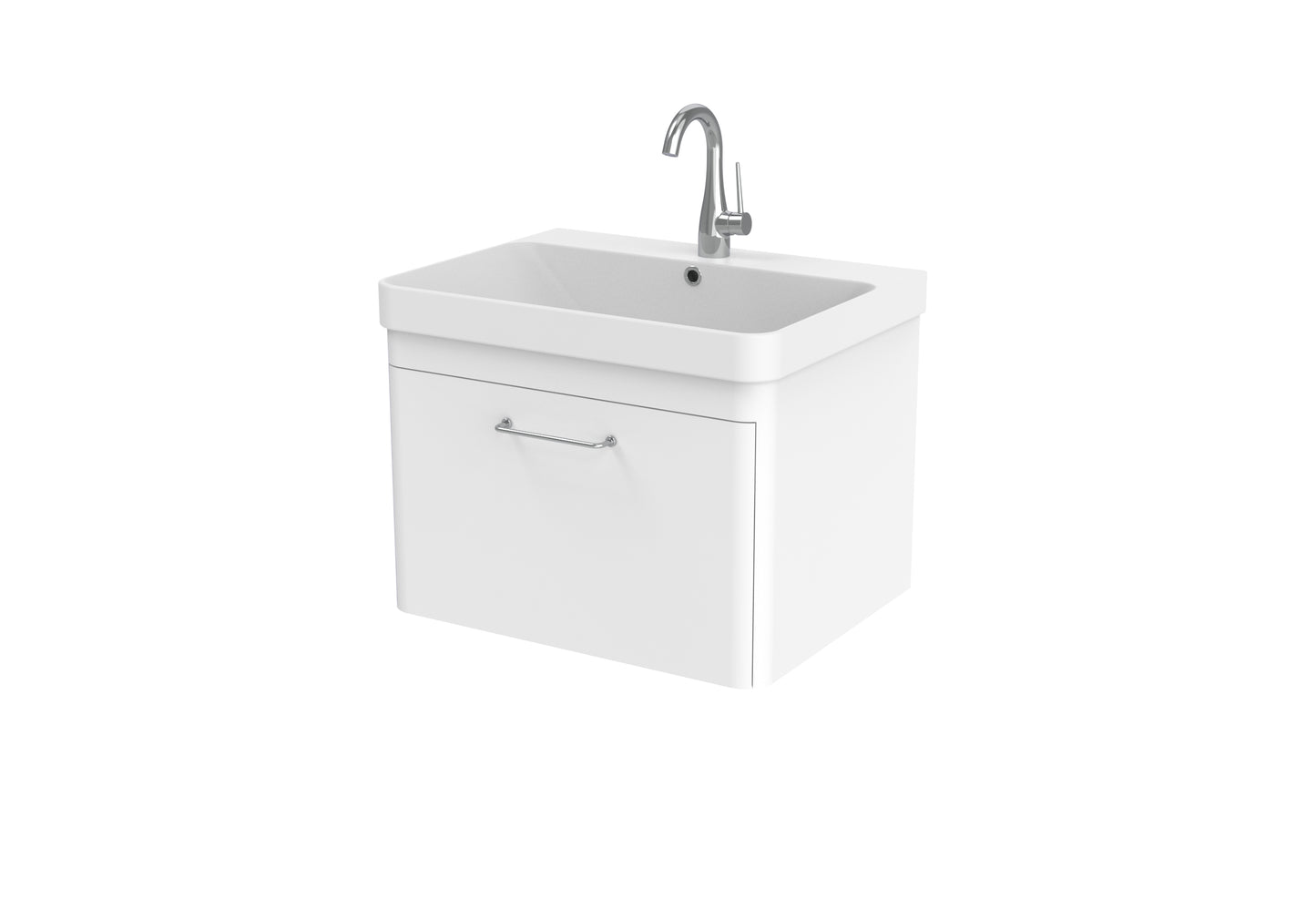 HYDE 60cm 1 drawer wall mounted unit