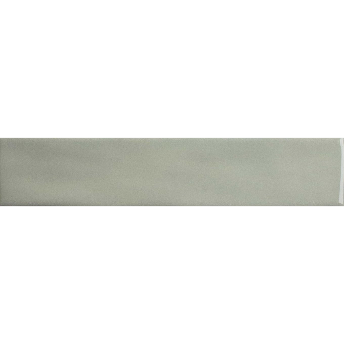 Domingo Verde Glossy Porcelain Brick Tile 50x250mm