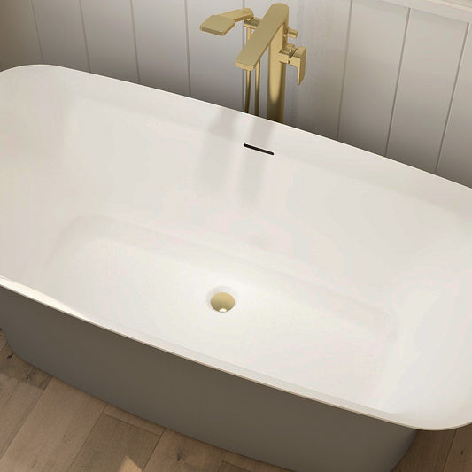 Brushed brass waste dome upgrade for freestanding baths IM528, IM616, PB106SLIM, PB1015, PB1017A, PB1017B