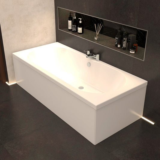Imex Cast Arco double ended bath 1800×800 (inc. leg pack)