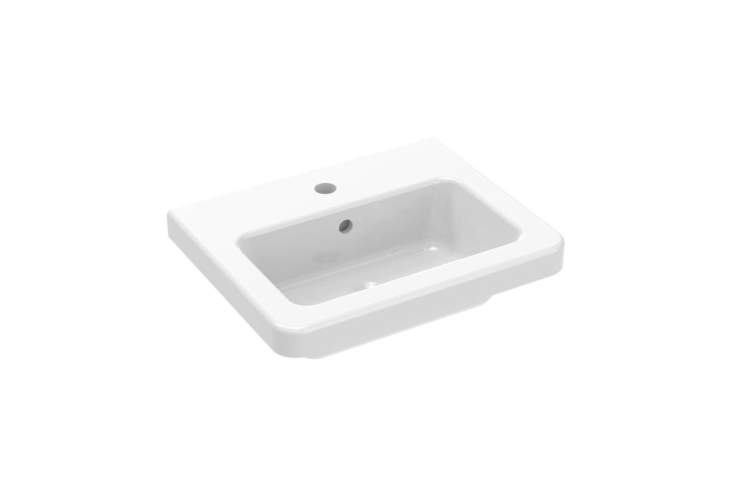 INDIGO 50x40cm washbasin 1TH