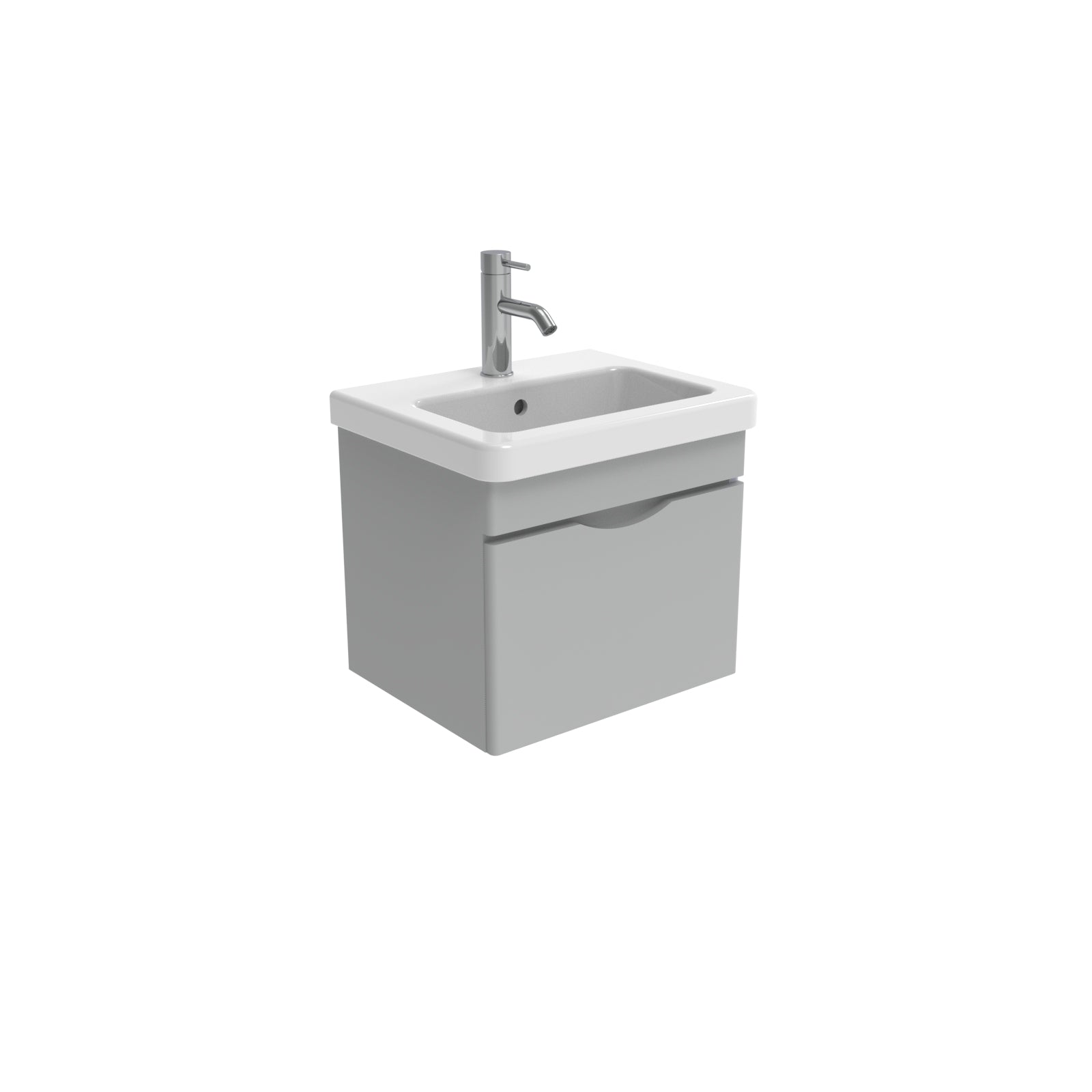 INDIGO 50cm 1 drawer wall mounted unit