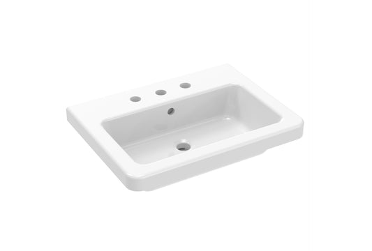 INDIGO 60x45cm washbasin 3TH