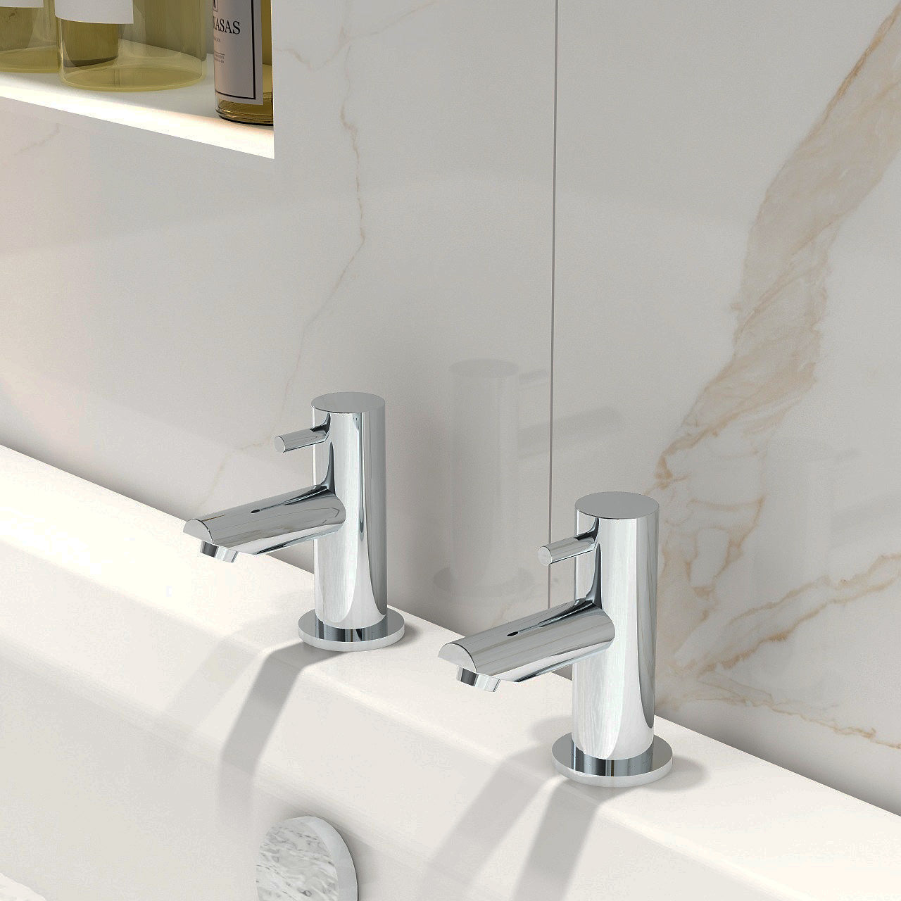 ivo bath pillar taps (pair)
