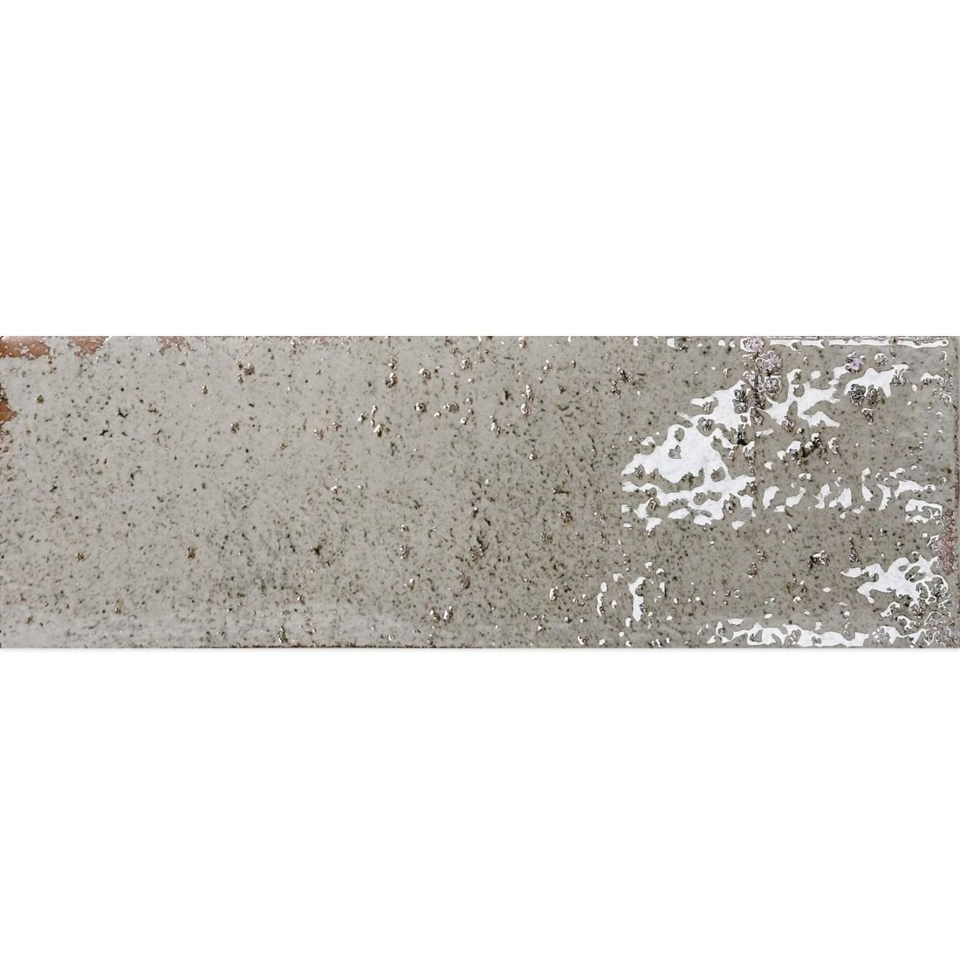 Monza Gris Glossy Porcelain Brick Tile 65x200mm