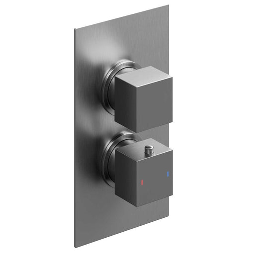 Zena Gunmetal Single Outlet Square Concealed Valve