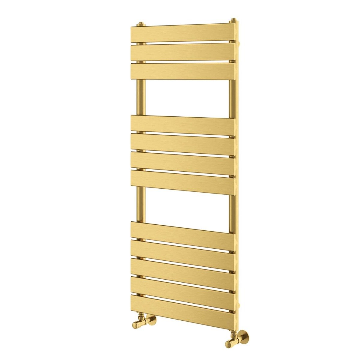 Rosa Brushed Gold Heated Towel Rail 1200x500mm